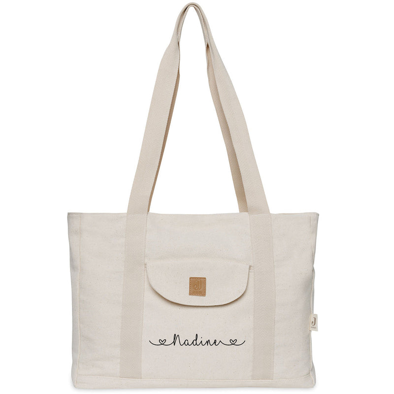 Sac à langer shopper sergé, sable | Jollein