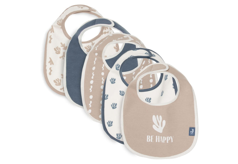 Lot de 5 bavoirs Funky | Jollein