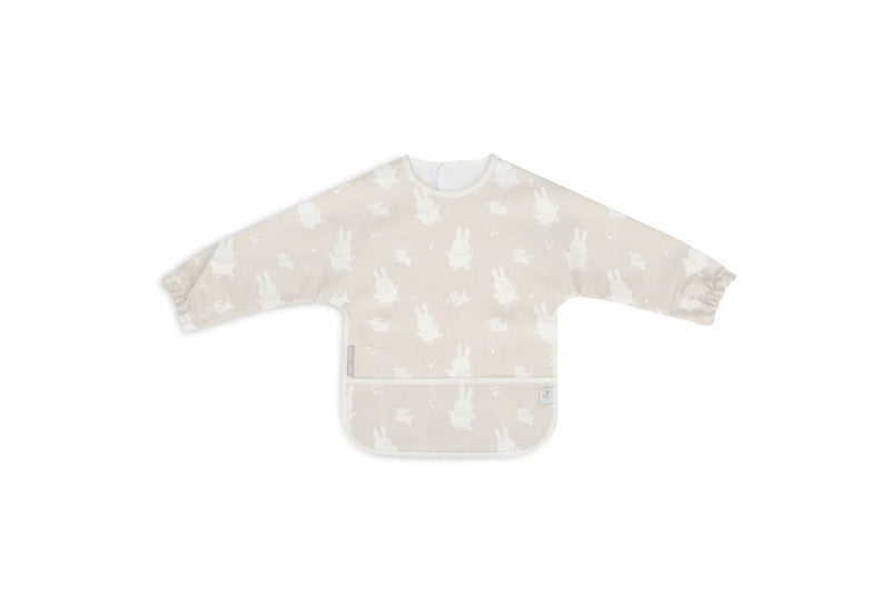 Bavoir imperméable à manches Miffy & Snuffy, Nougat | Jollein