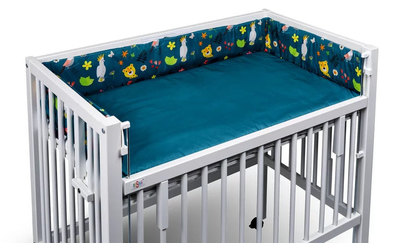 Tour de lit pour lit cododo Jungle 40x90 cm Pétrole | tiSsi®