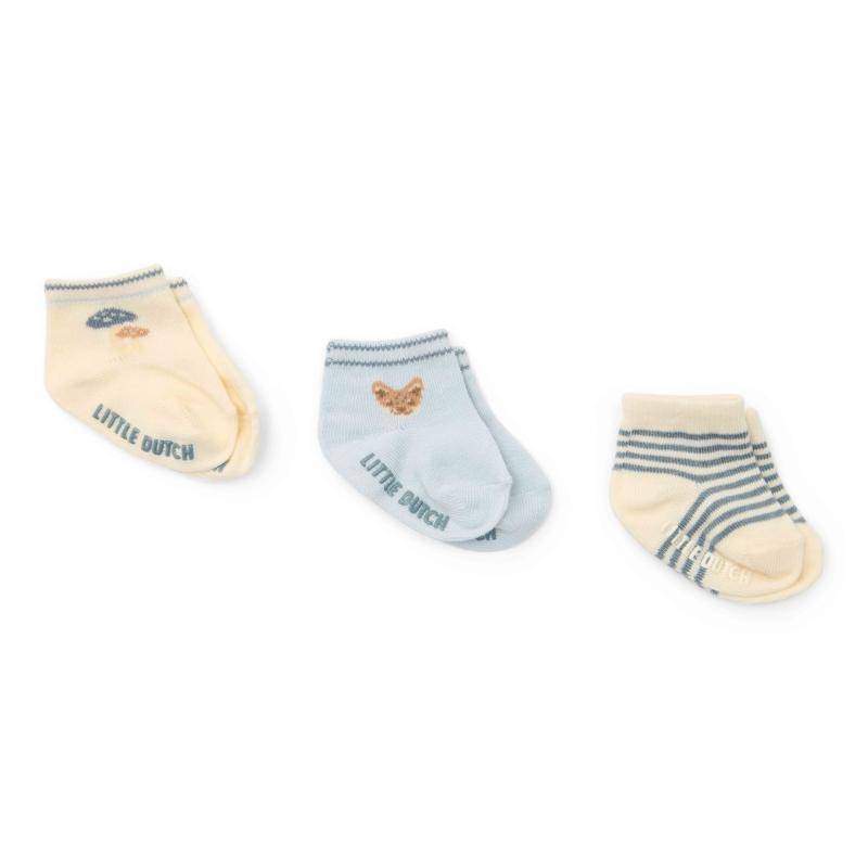 Ensemble de chaussettes avec trois motifs multicolores | Little Dutch