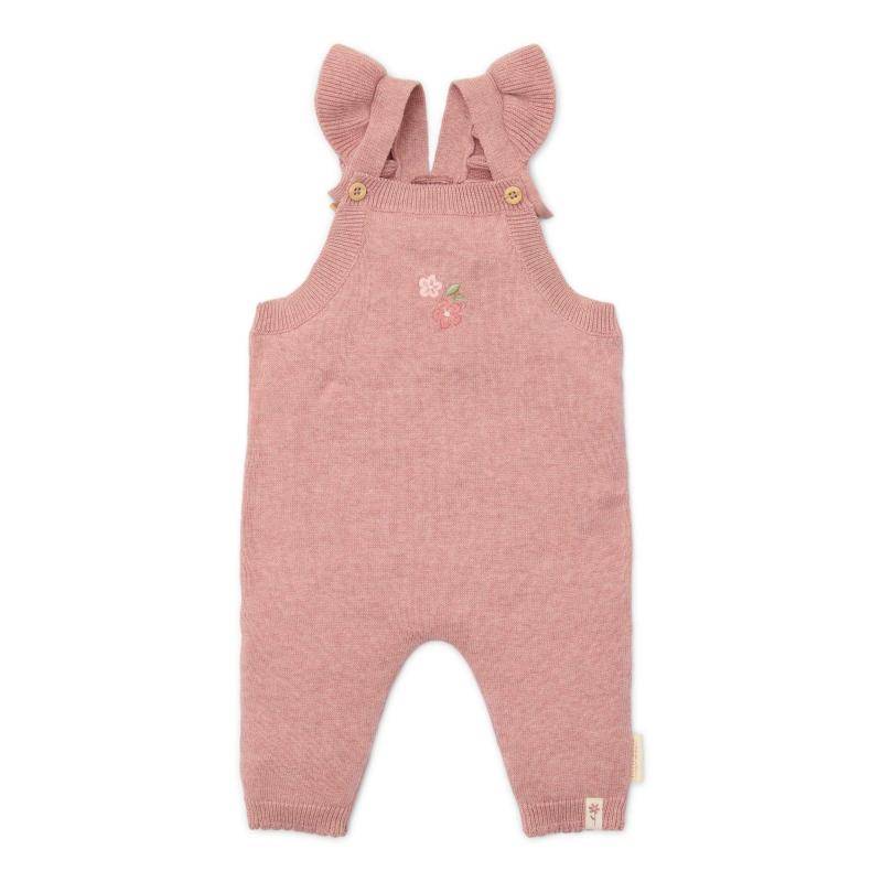 Grenouillère tricotée rose fée | Little Dutch