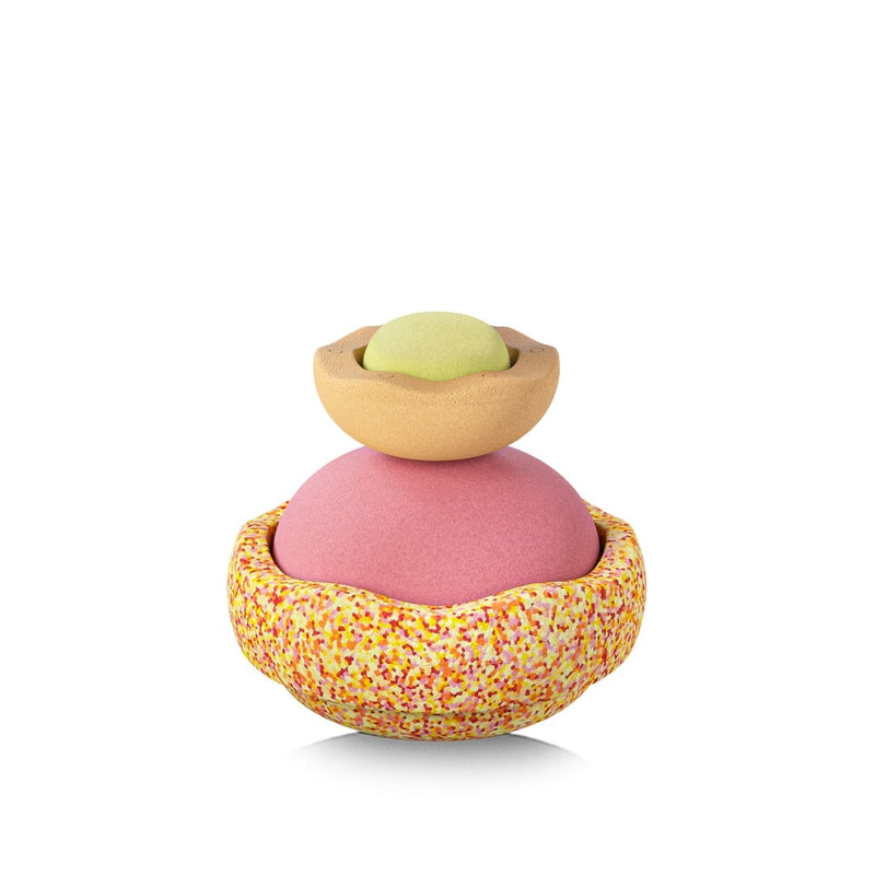 Stapelstein Inside, lot de 4 pierres empilables pastel chaud