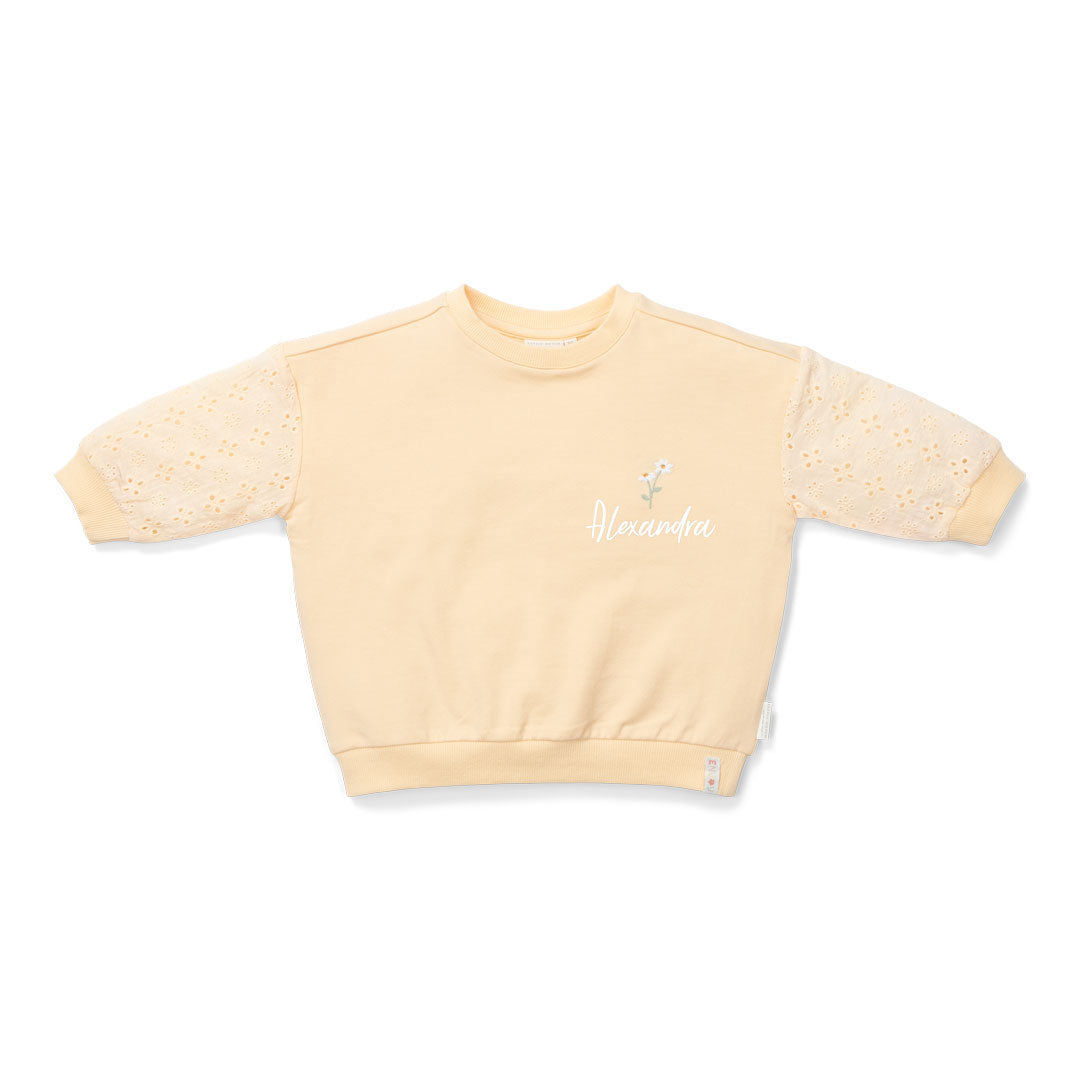 Pull Honey Yellow – Chandail pour enfant pour le quotidien et les loisirs