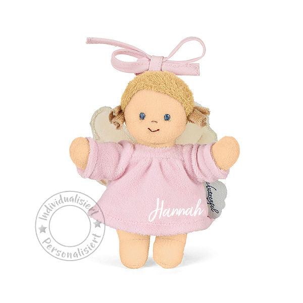 Petit ange gardien avec coffret cadeau et carte de vœux rose | Sterntaler by Schmatzepuffer® « personnalisable » à acheter en ligne