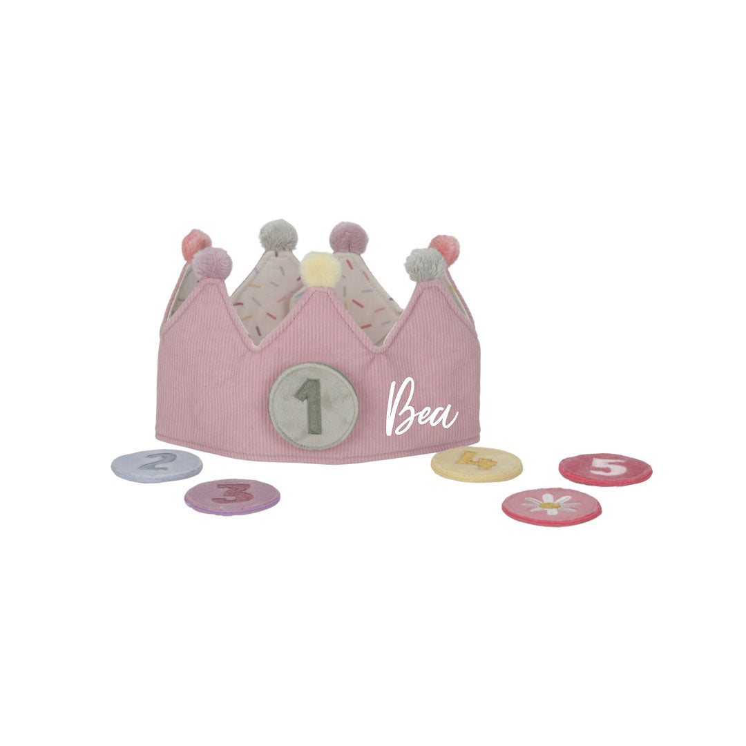 Couronne d'anniversaire Rose – Couronne pour anniversaires d'enfants