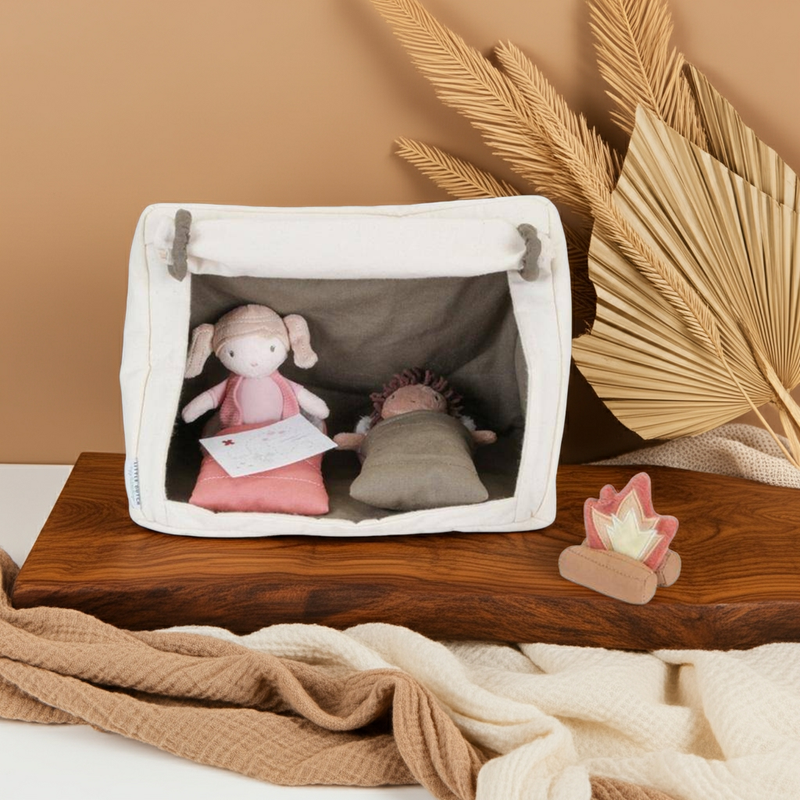 Poupées douces Camping Set – Jeu de rôle pour petits explorateurs