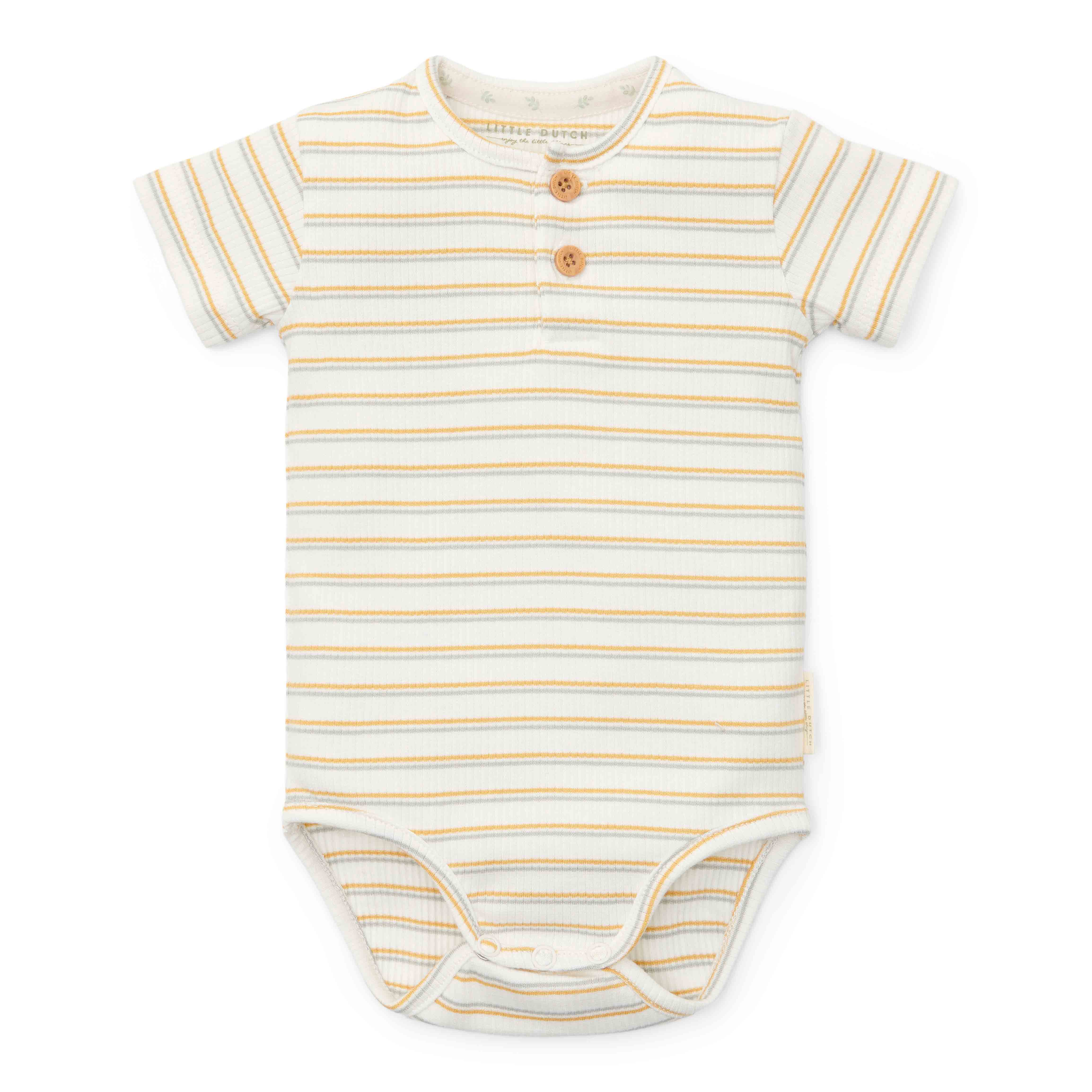 Body rayé à manches courtes pour bébé