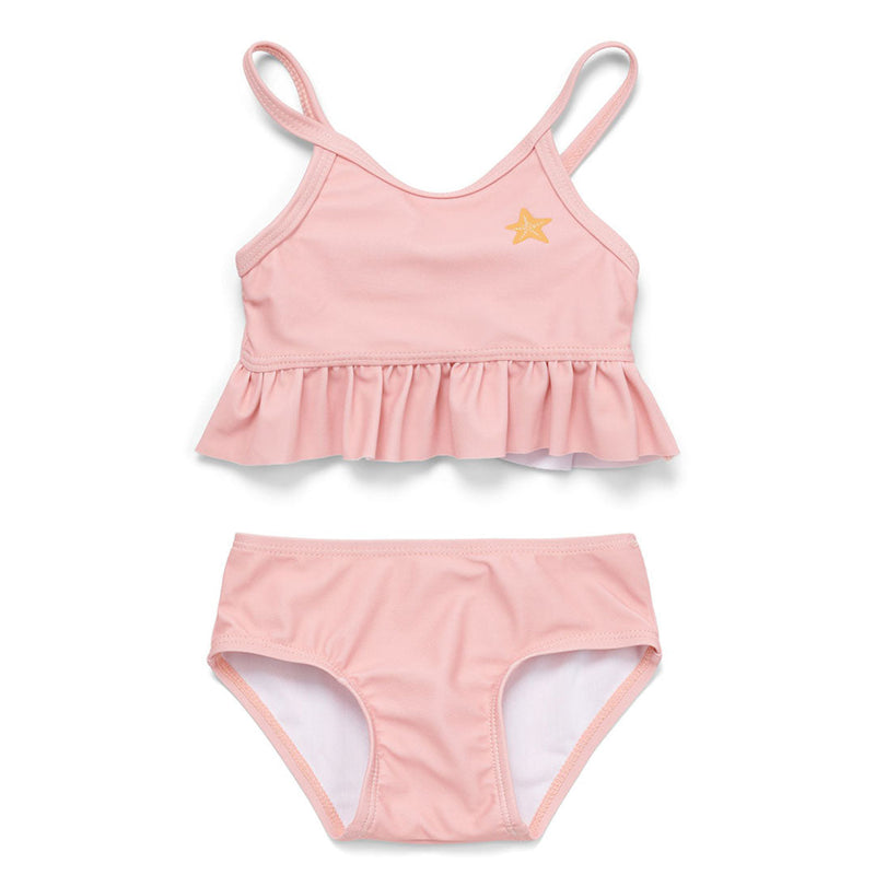 Bikini Volants Étoile de Mer Rose – Bikini enfant pour la plage et la piscine