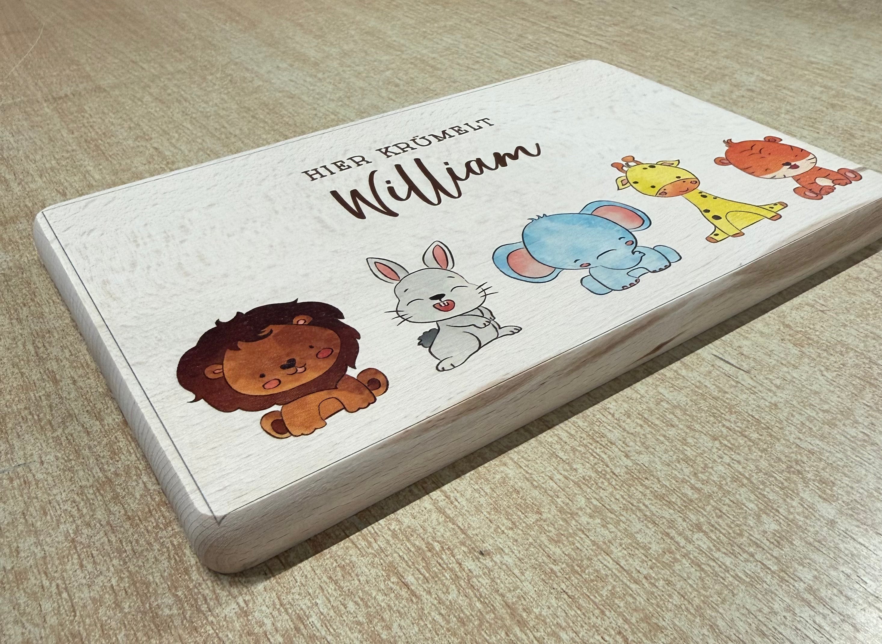 Planchette de petit-déjeuner| Article de seconde main personnalisé avec le nom "William"
