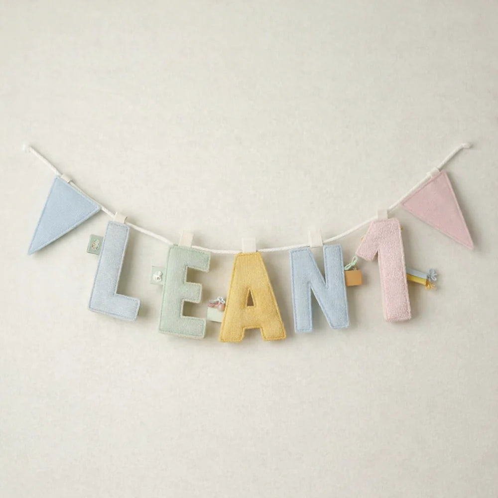Guirlande élément lettre A | Guirlande de chambre d'enfant