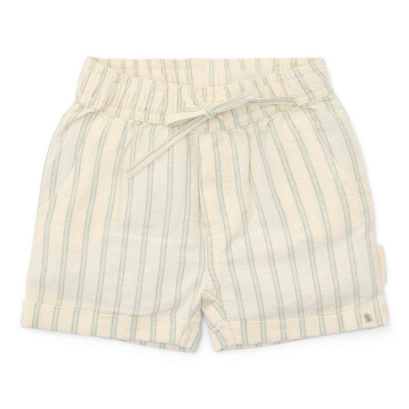 Short Forest Green Stripe – Short d'été pour enfants