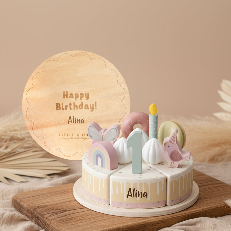 Gâteau d'anniversaire rose