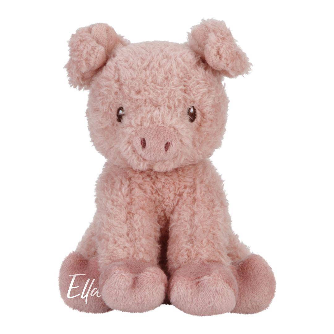 Doudou cochon Little Farm 17 cm – Le compagnon douillet de bébé
