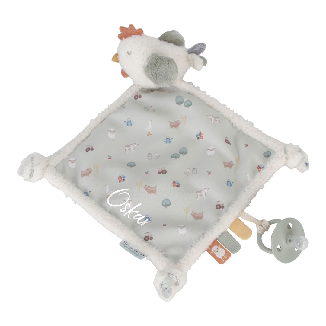Doudou poulet Little Farm