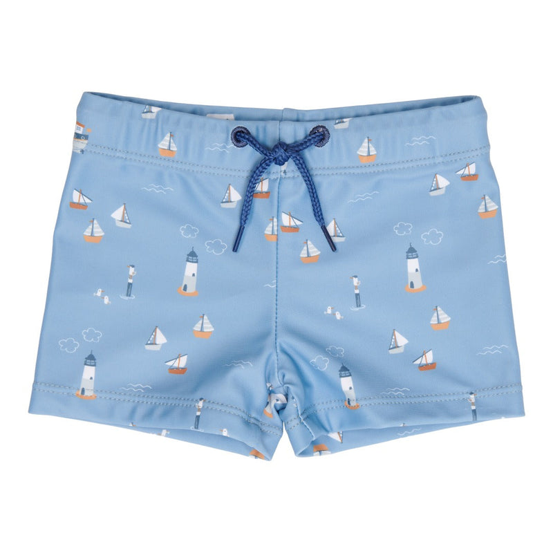 Maillot de bain Sailors Bay bleu foncé, taille 62/68 | Little Dutch