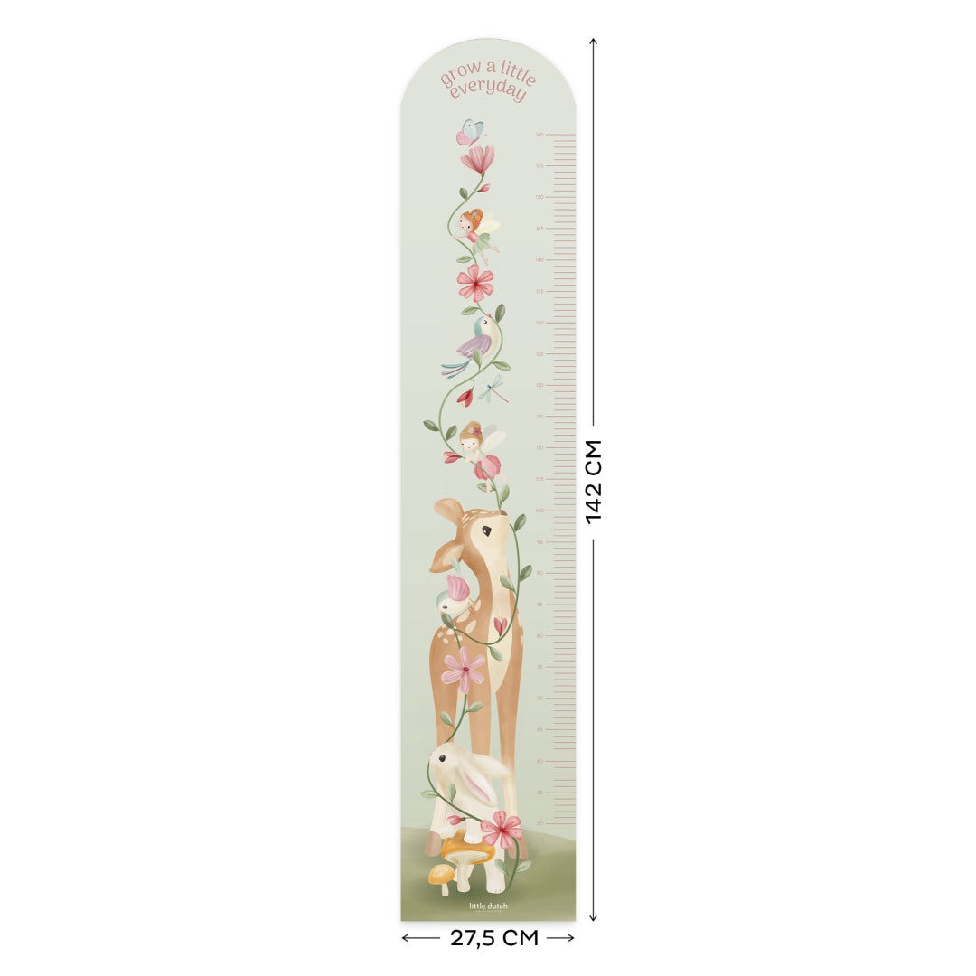 Sticker mural « Toise Jardin des Fées » | Little Dutch
