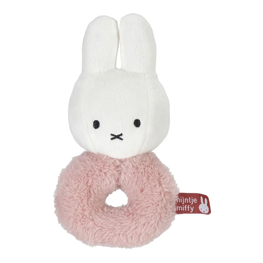 Hochet lapin Fluffy rose | Miffy x Tiamo