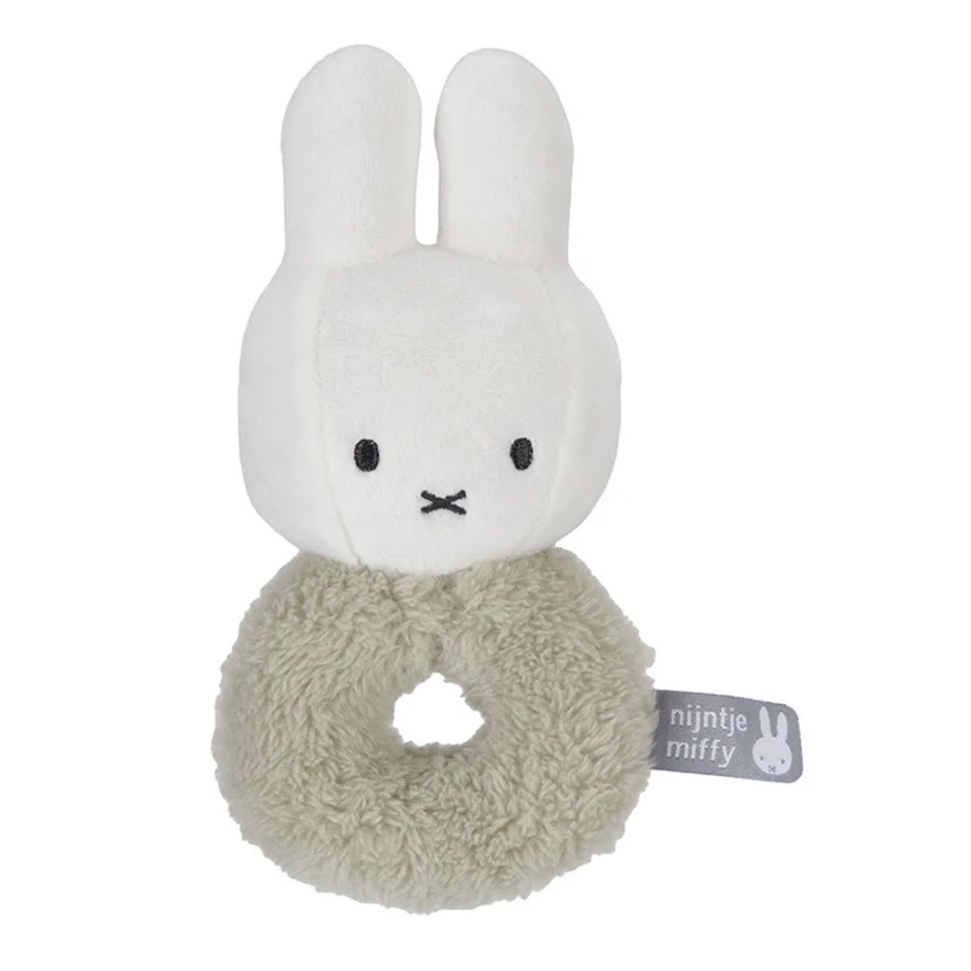 Hochet à billes lapin Fluffy vert | Miffy