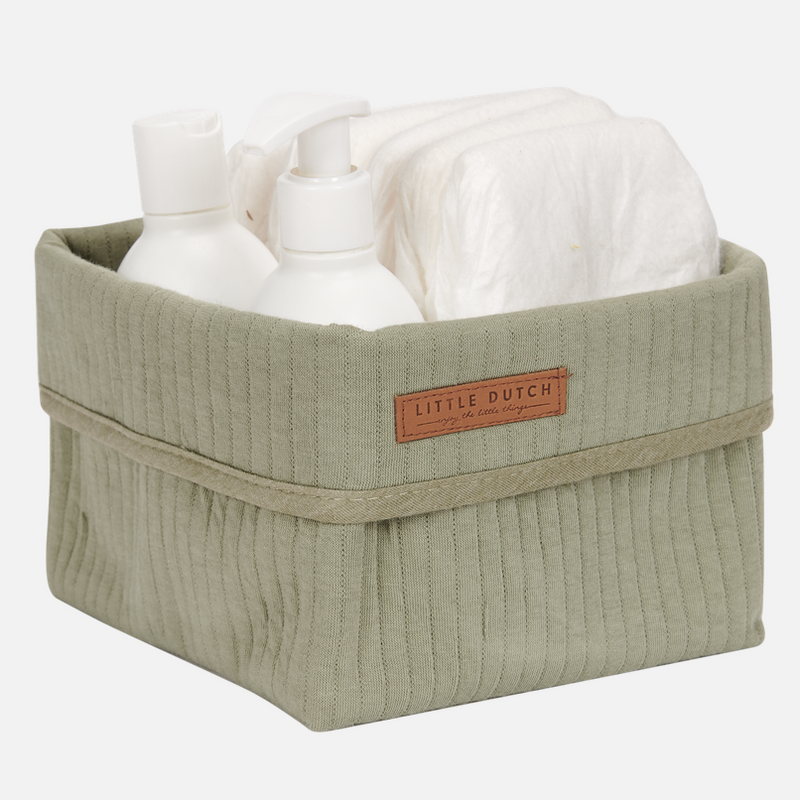 Panier d'allaitement Pure Olive, petit | Little Dutch