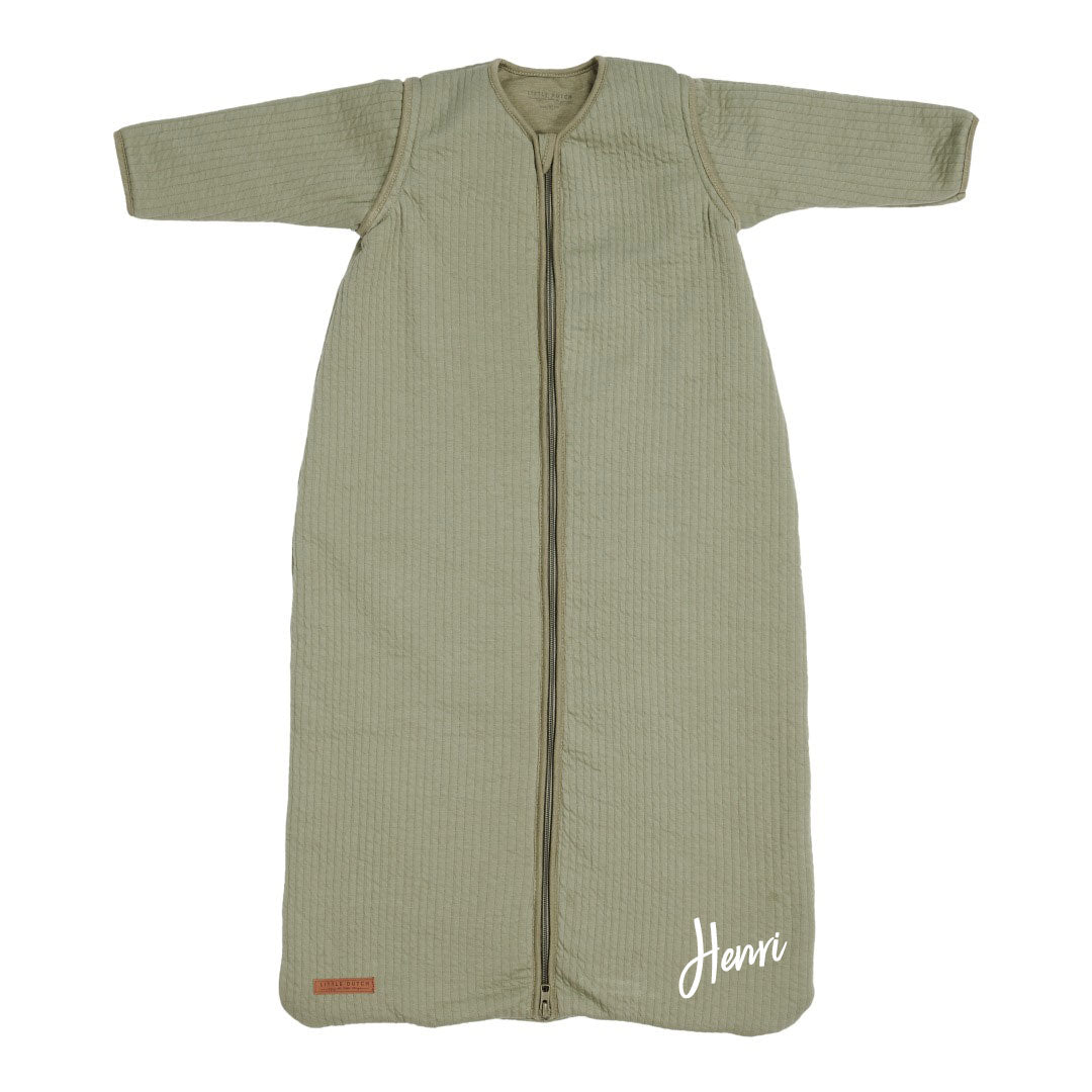Gigoteuse Hiver 110 cm - Pure Olive | Little Dutch personnalisable