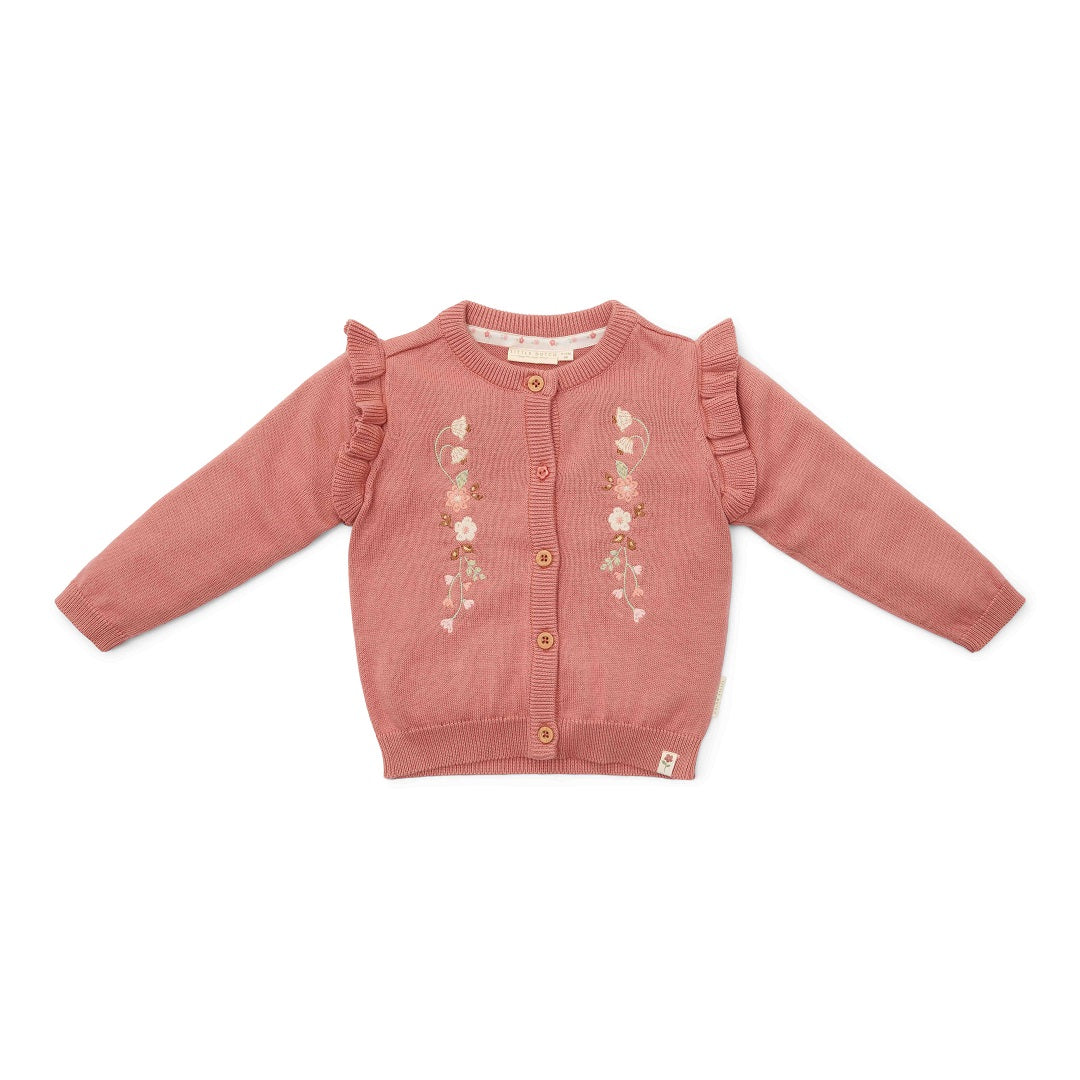 Cardigan rose chaud – Little Farm | Little Dutch