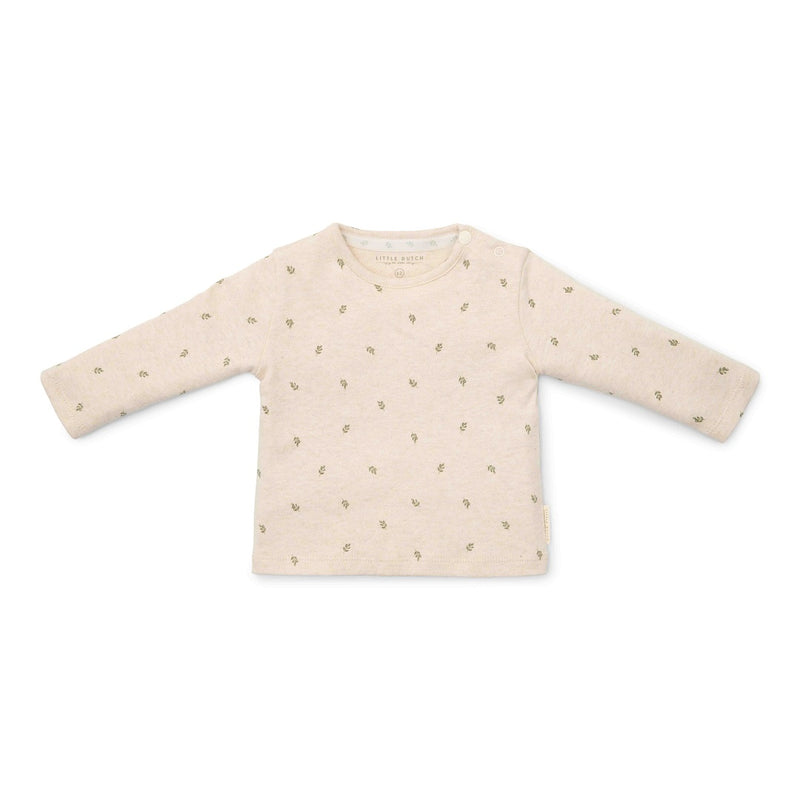 T-shirt manches longues Feuilles vertes - Little Farm | Little Dutch