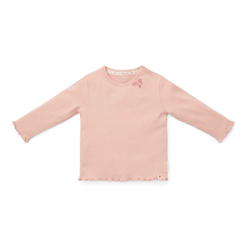 T-shirt manches longues Rose tendre - Little Farm | Little Dutch