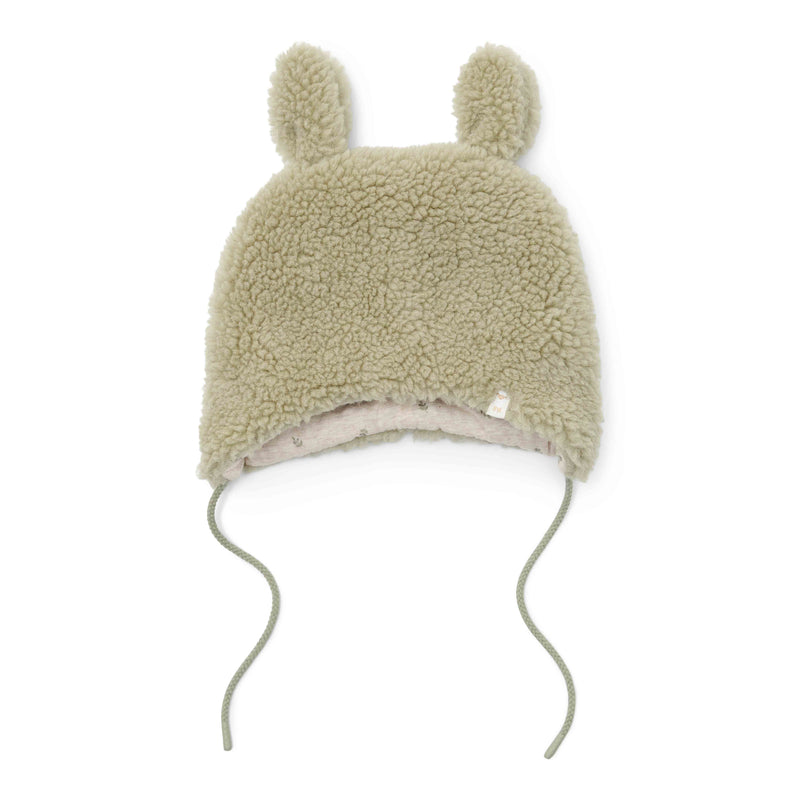 Bonnet en peluche vert doux – Bonnet chaud pour bébé nouveau-né