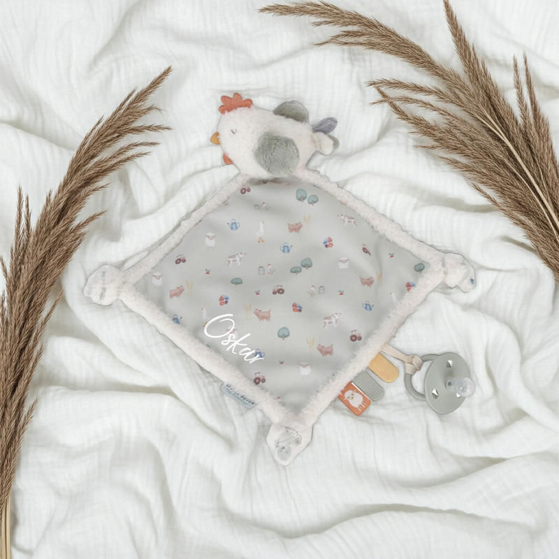 Doudou poulet Little Farm