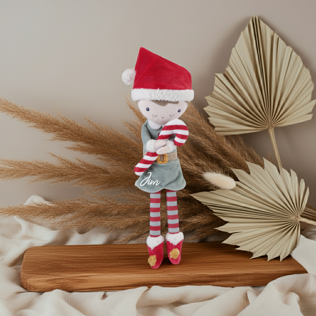 Poupée d'hiver Jim 35 cm | Poupée en tissu pour enfants