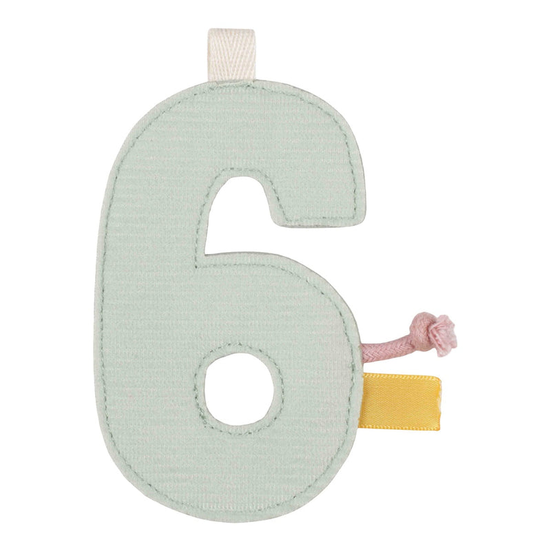 Élément de guirlande Chiffre 6 – Décoration d'anniversaire pour enfants