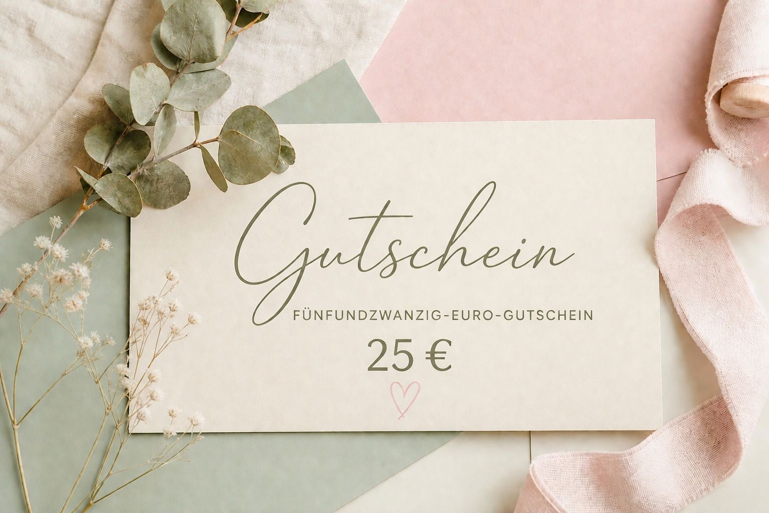 25 Euro Schmatzepuffer Gutschein für personalisierte Babygeschenke zur Geburt, Taufe und besondere Anlässe. Hochwertige Geschenkidee für individuelle Erinnerungsstücke mit persönlicher Gestaltung.