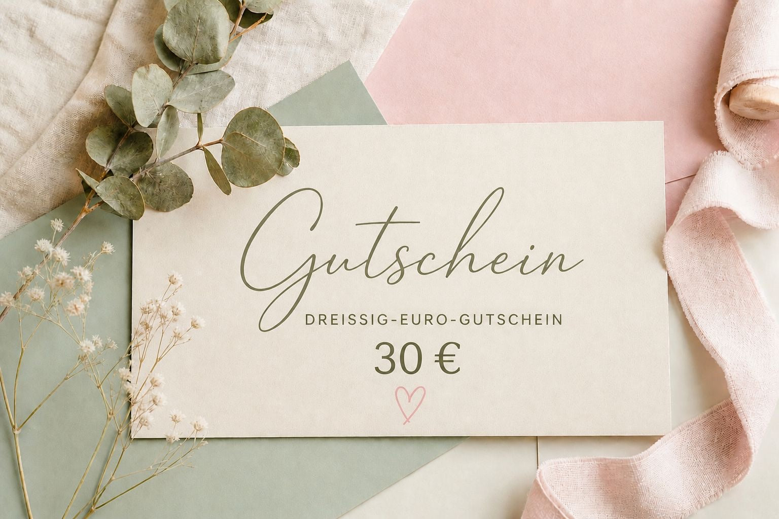 30 Euro Schmatzepuffer Gutschein für personalisierte Babygeschenke zur Geburt, Taufe und besondere Anlässe. Hochwertige Geschenkidee für individuelle Erinnerungsstücke mit persönlicher Gestaltung.