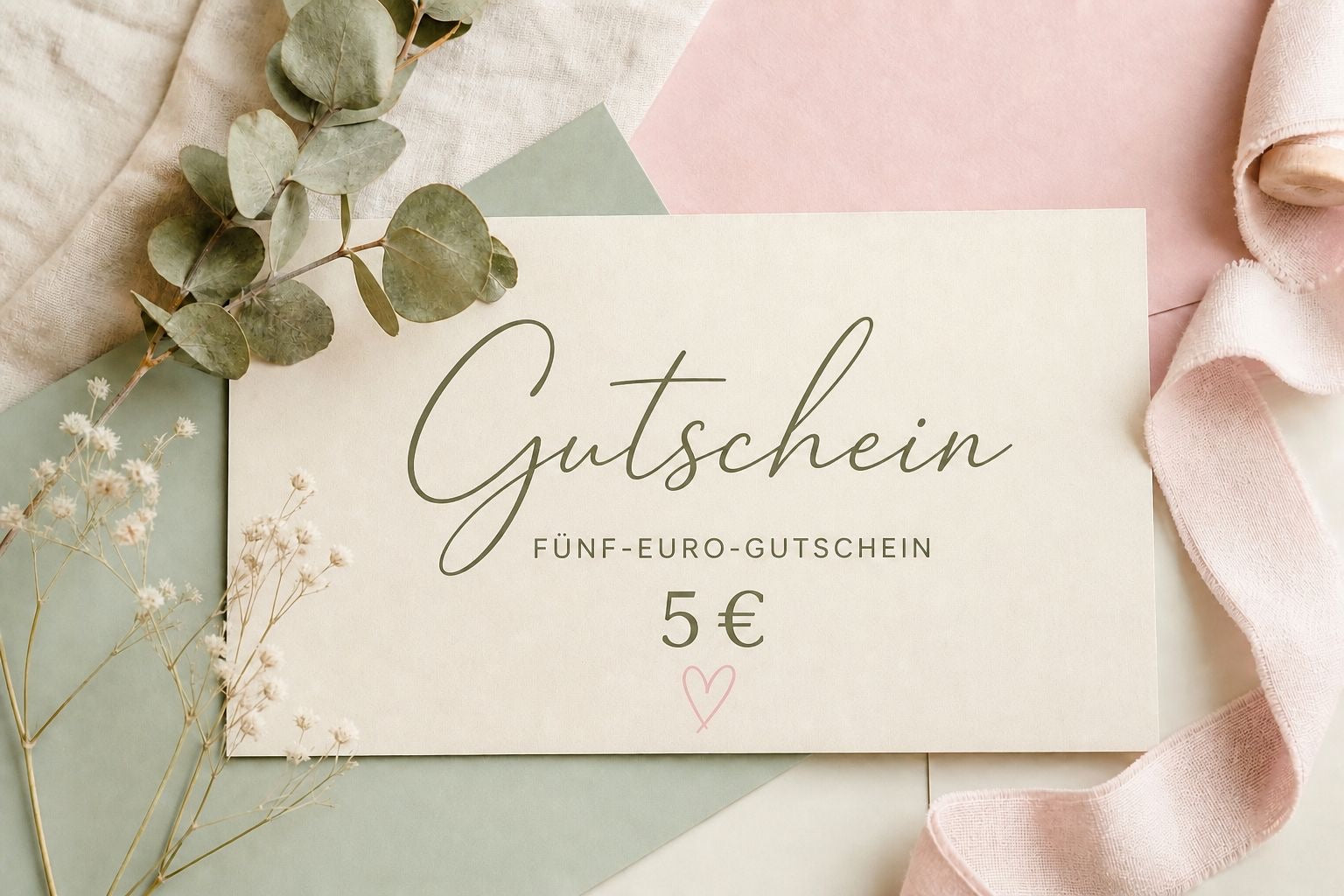 5 Euro Schmatzepuffer Gutschein für personalisierte Babygeschenke zur Geburt, Taufe und besondere Anlässe. Hochwertige Geschenkidee für individuelle Erinnerungsstücke mit persönlicher Gestaltung.