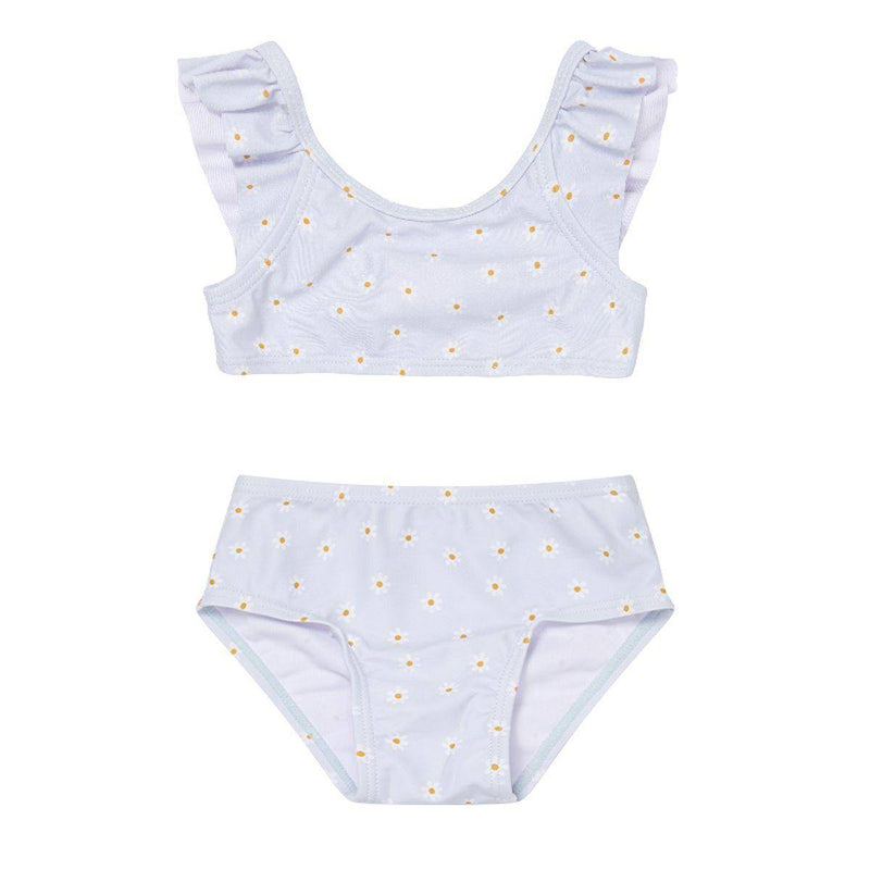 Bikini à volants, Daisies Blue | Little Dutch