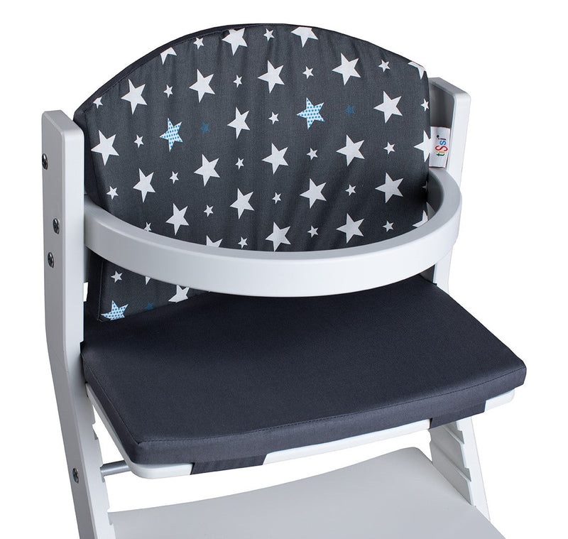 Coussin étoiles pour chaise haute enfant Gris | tiSsi®