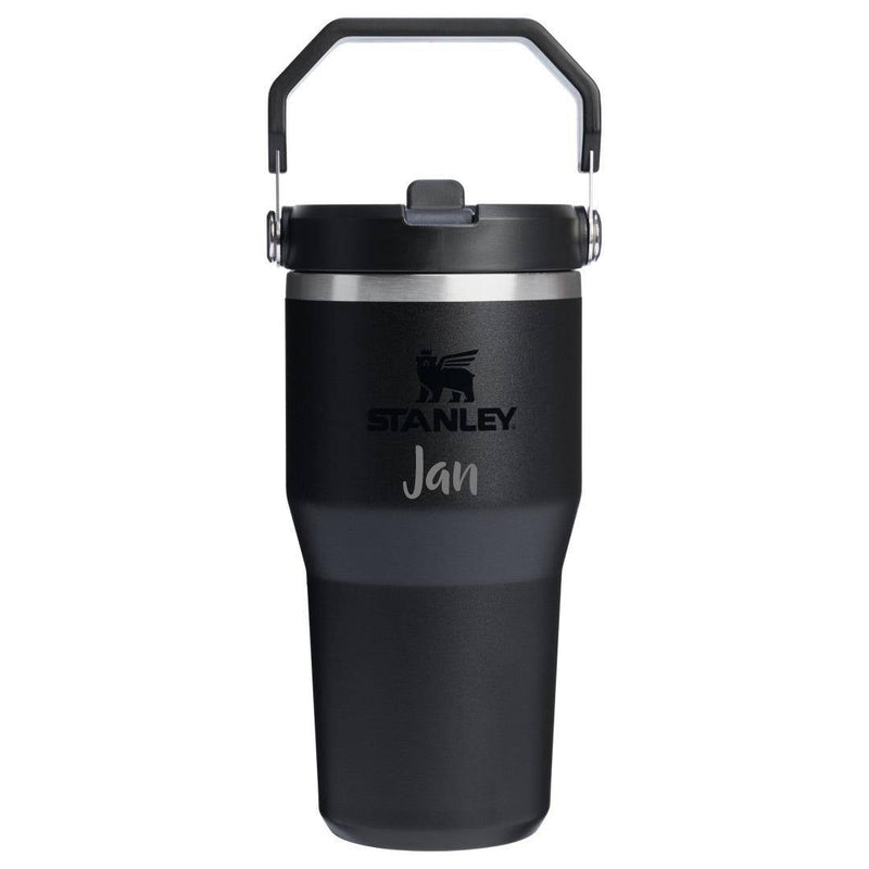 Mug isotherme IceFlow™ Flip Straw 2.0 0,6 L, noir | Stanley