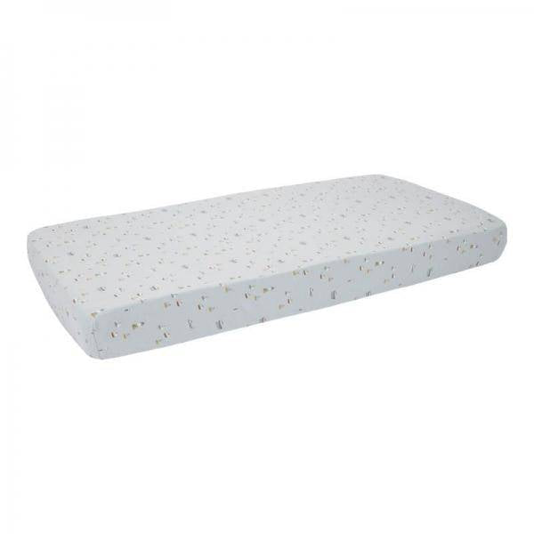 Drap-housse Sailors Bay 60 x 120 cm, bleu | Little Dutch