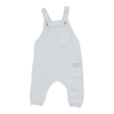 Salopette en tricot Essential Soft Blue | Little Dutch