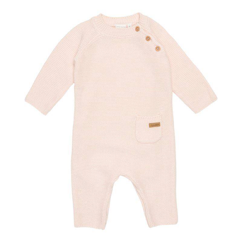 Combinaison tricotée rose | Little Dutch