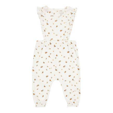 Pantalon de costume vintage en velours côtelé à imprimé petites fleurs | Little Dutch