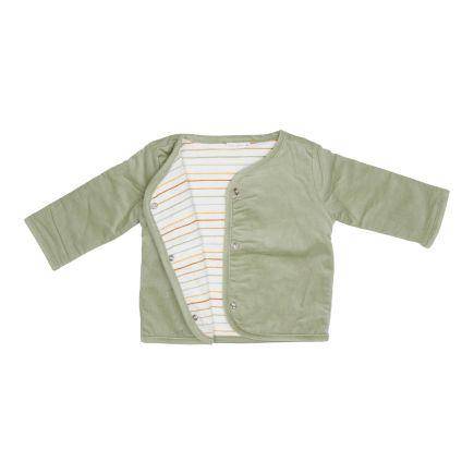 Veste réversible Rayures ensoleillées vintage / Vert - 50/56 | Little Dutch