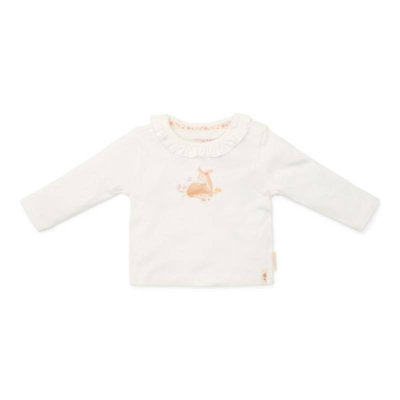 T-shirt manches longues blanc cassé | Little Dutch
