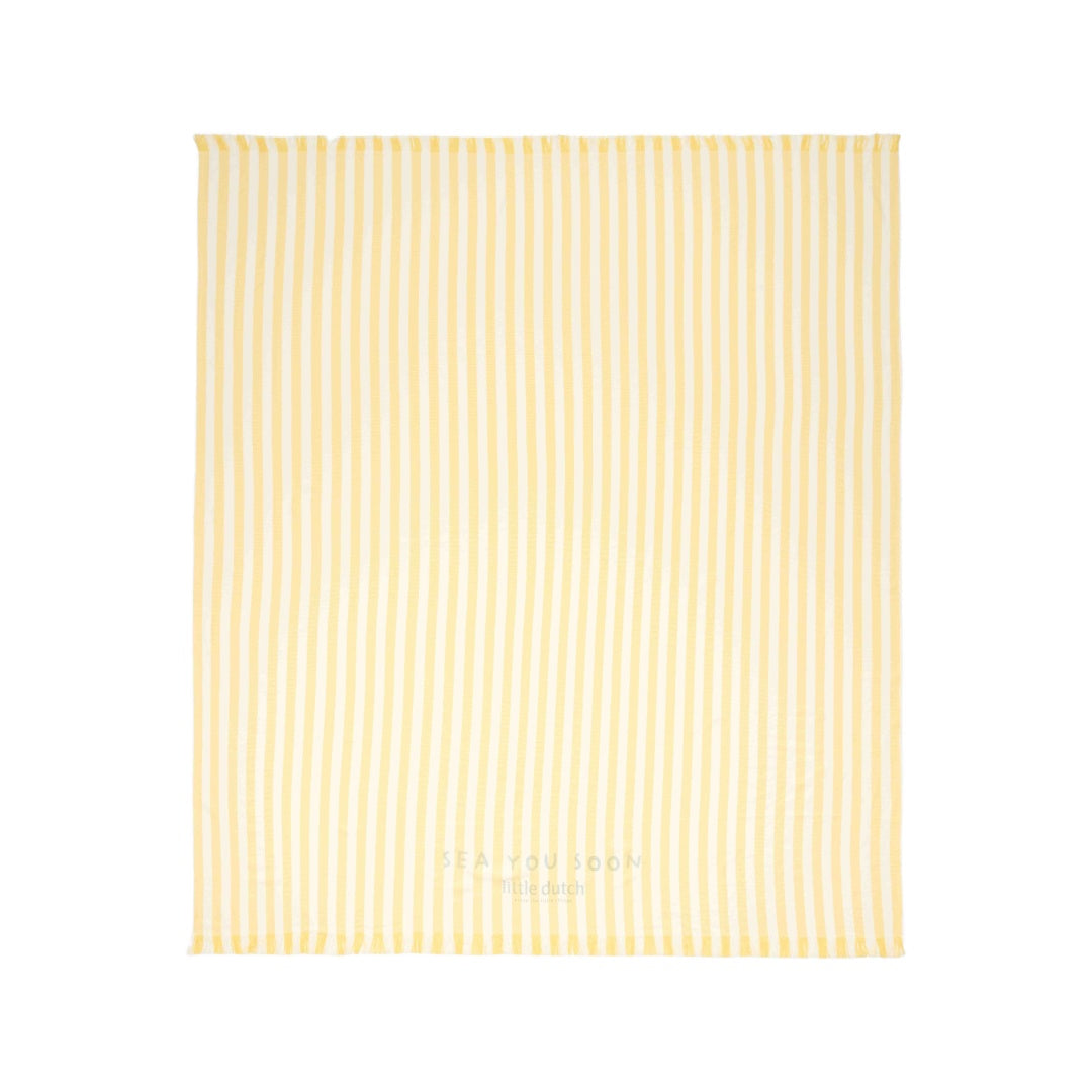 Serviette de bain jaune soleil | Little Dutch