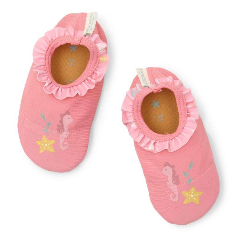 Chaussons de bain Sunny Flowers Rouge – Chaussons de bain pour enfants