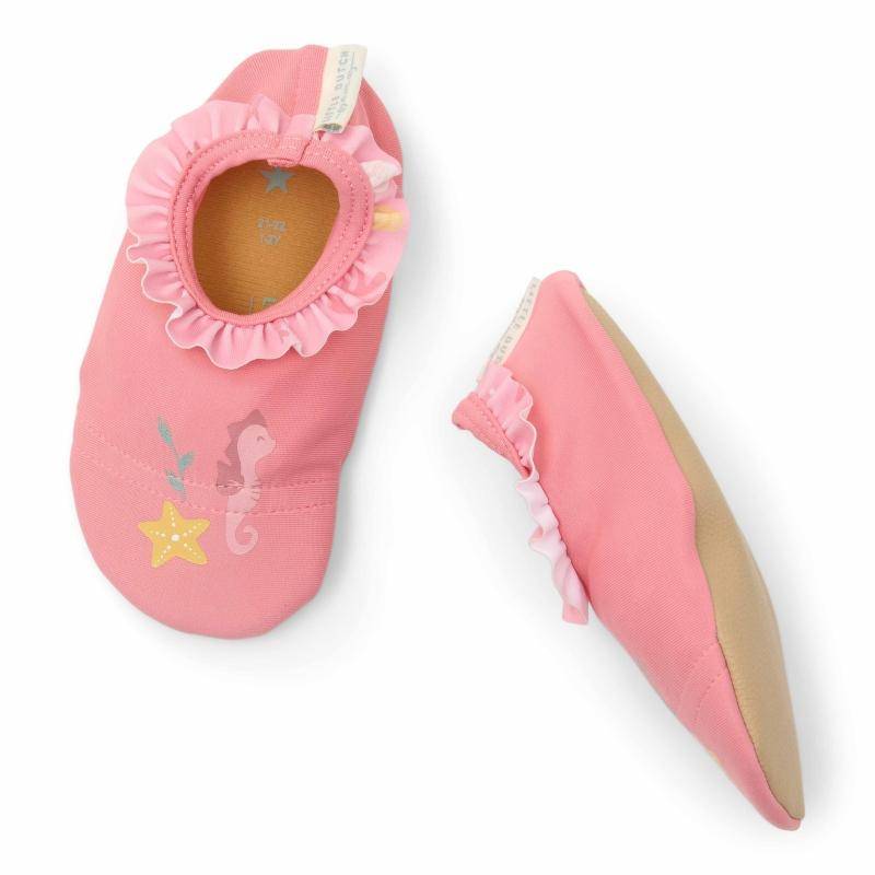 Chaussons de bain Sunny Flowers Rouge – Chaussons de bain pour enfants