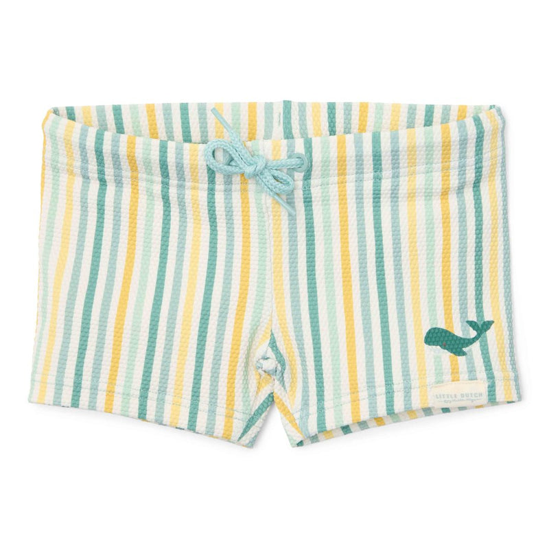 Maillot de bain rayé multicolore – Maillot de bain enfant pour l'été et les vacances