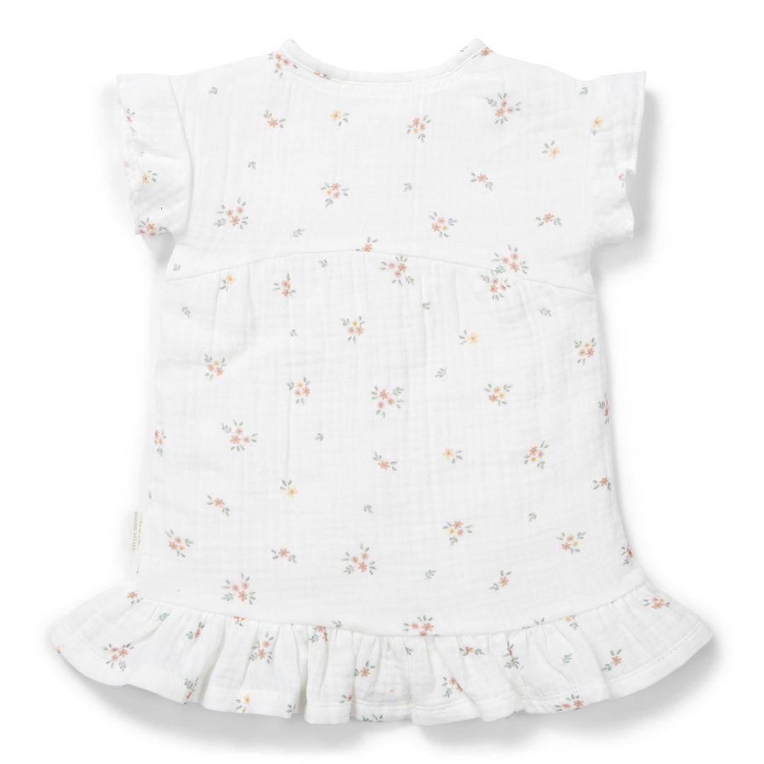 Robe à manches courtes White Meadows 80 | Little Dutch