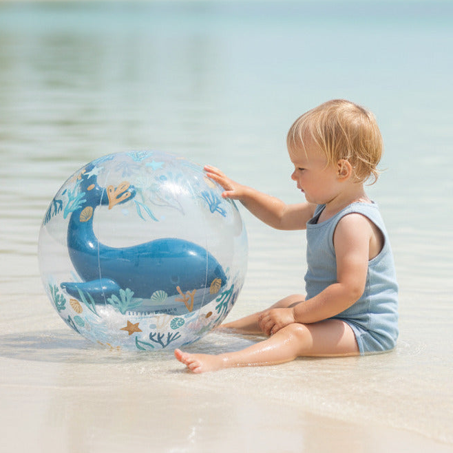 Ballon de plage 3D Ocean Dreams Bleu – Plaisir aquatique pour enfants